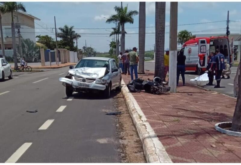 MT Motociclista morre após ser atropelado e arrastado cerca de 40