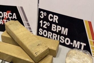 Sorriso: Maconha, cocaína e pasta base são apreendidos pela Polícia no distrito de Boa Esperança; Dois foram presos Sorriso: Maconha, cocaína e pasta base são apreendidos pela Polícia no distrito de Boa Esperança; Dois foram presos