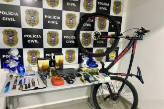 Sorriso: Bando que furtava produtos para revender na internet é preso pela PC Sorriso: Bando que furtava produtos para revender na internet é preso pela PC