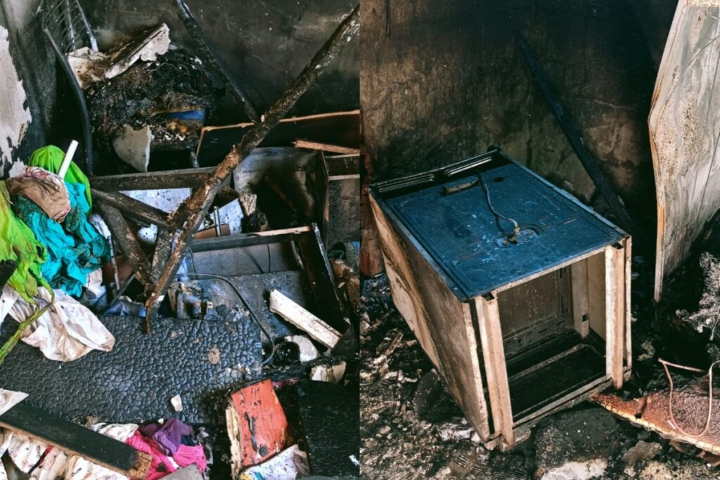 Revoltada, criança ateia fogo em sofá e destrói casa após os pais devolverem filhotes de cachorro que ela pegou escondido na rua