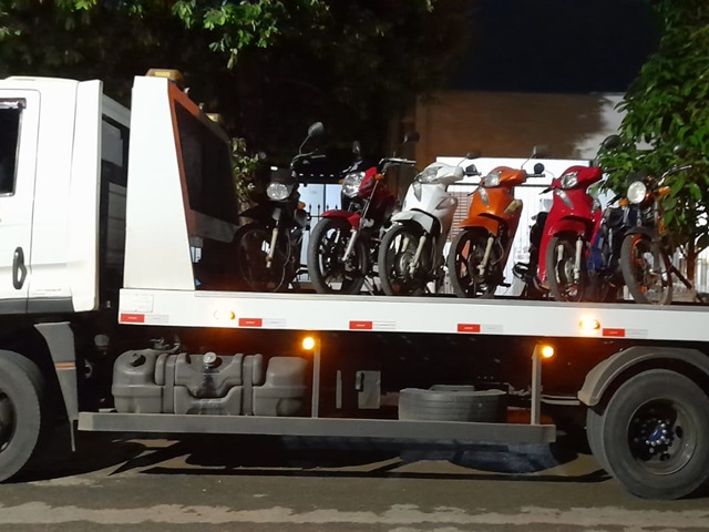 Sorriso: 07 veículos são apreendidos em Operação da PM e GM na Lupicínio Rodrigues