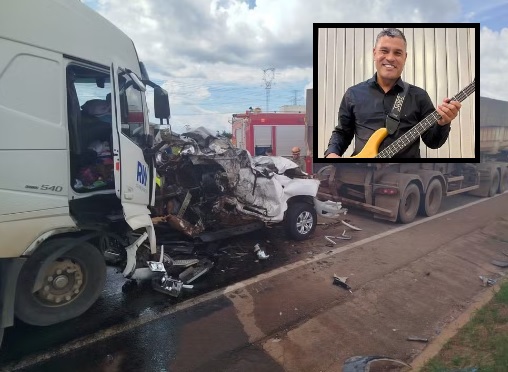 Sinop: Homem morre esmagado após ter caminhonete prensada por carretas na BR-163