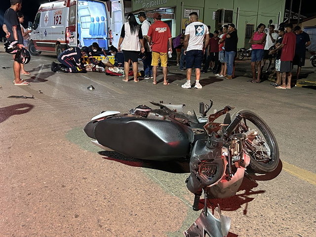 Sorriso: Bombeiros e SAMU socorrem vítimas de grave acidente que deixou mulher e criança feridas na São Francisco de Assis; bêbado quase foi linchado e foi preso