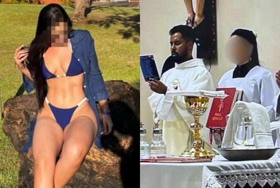 MT: Mulher pega no flagra com padre em casa paroquial registra boletim por divulgação de imagens