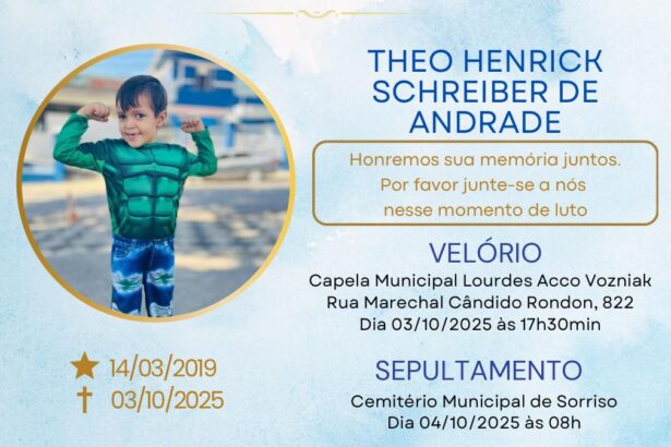Sorriso: Aluno da Escola Bela Vista morre após luta contra o câncer