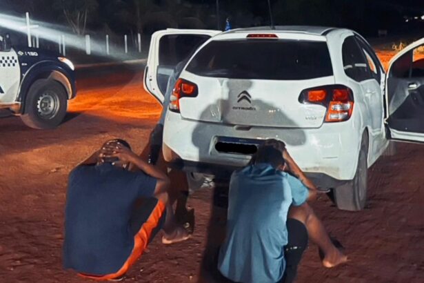 Sorriso: PM prende bandidos que furtavam módulos de caminhões na região