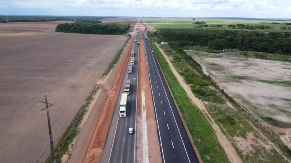Sorriso: Trânsito será desviado para pista recém-construída na BR-163 a partir desta quarta-feira (29); veja trechos