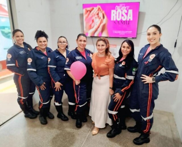 Sorriso: SAMU promove tarde de acolhimento e prevenção para servidoras em comemoração ao Outubro Rosa