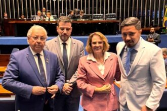 Sorriso: Rodrigo Matterazzi participa de agenda no Senado e trata de pautas sobre proteção à mulher, cultura, educação e infraestrutura