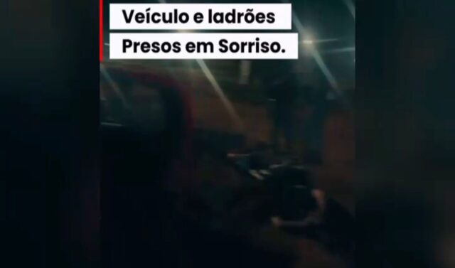 Sorriso: FT recupera carro roubado em assalto, prende suspeitos e evitam outros crimes