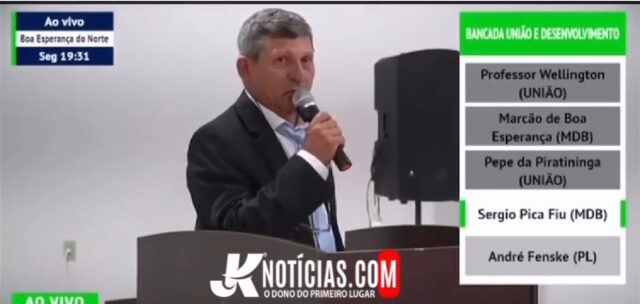 Boa Esperança do Norte: Sérgio Pica Fiu assume como vereador no ligar de Olenil