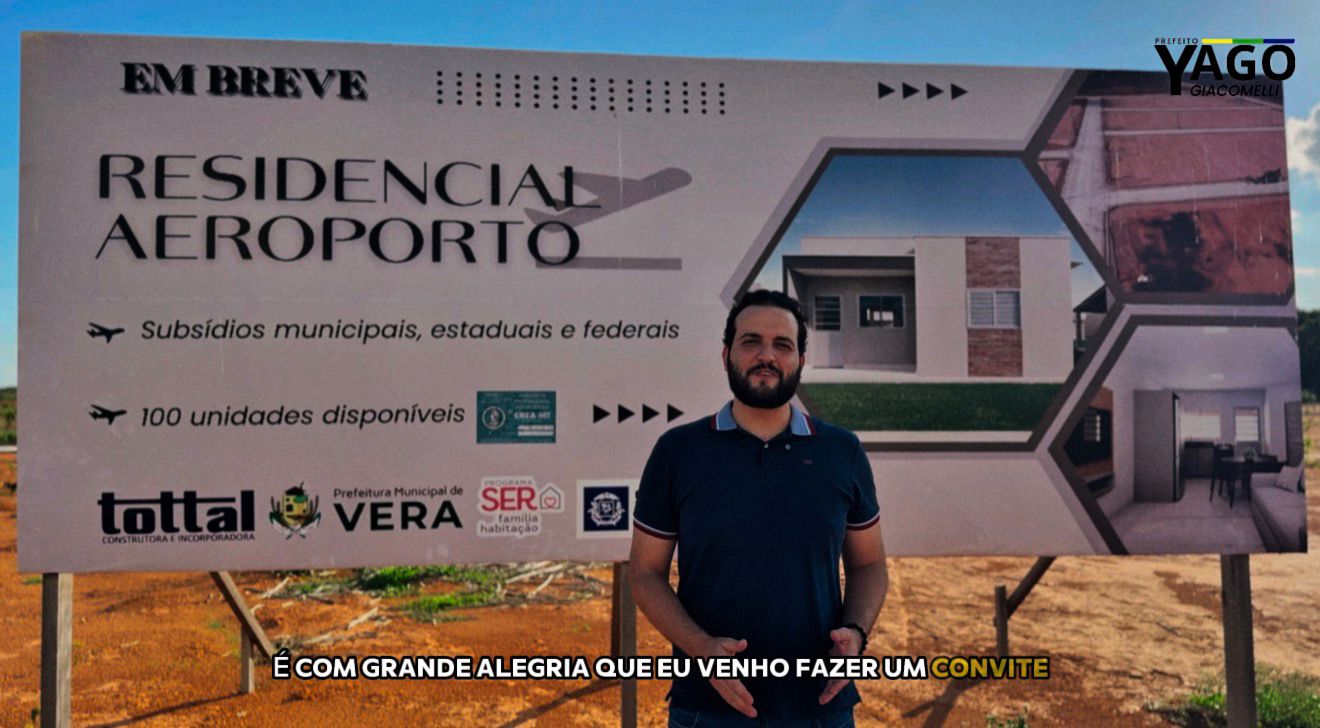 Prefeitura lança segunda-feira, maior programa habitacional do município, Vera Meu Lar