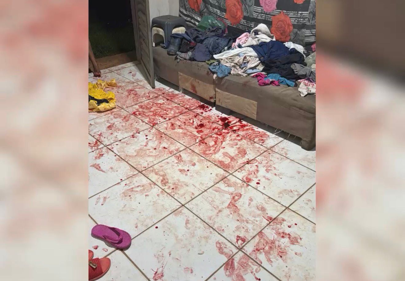 Sorriso: Homem arromba casa, espanca a esposa e tenta matá-la na facada; mãe da vítima chamou PM e evitou feminicídio