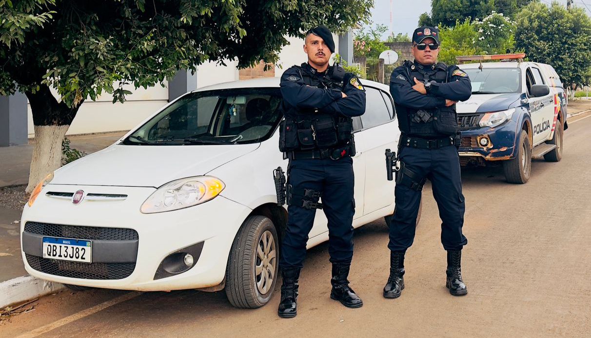 Nova Ubiratã: PM prende ladrão e recupera Pálio roubado no Centro