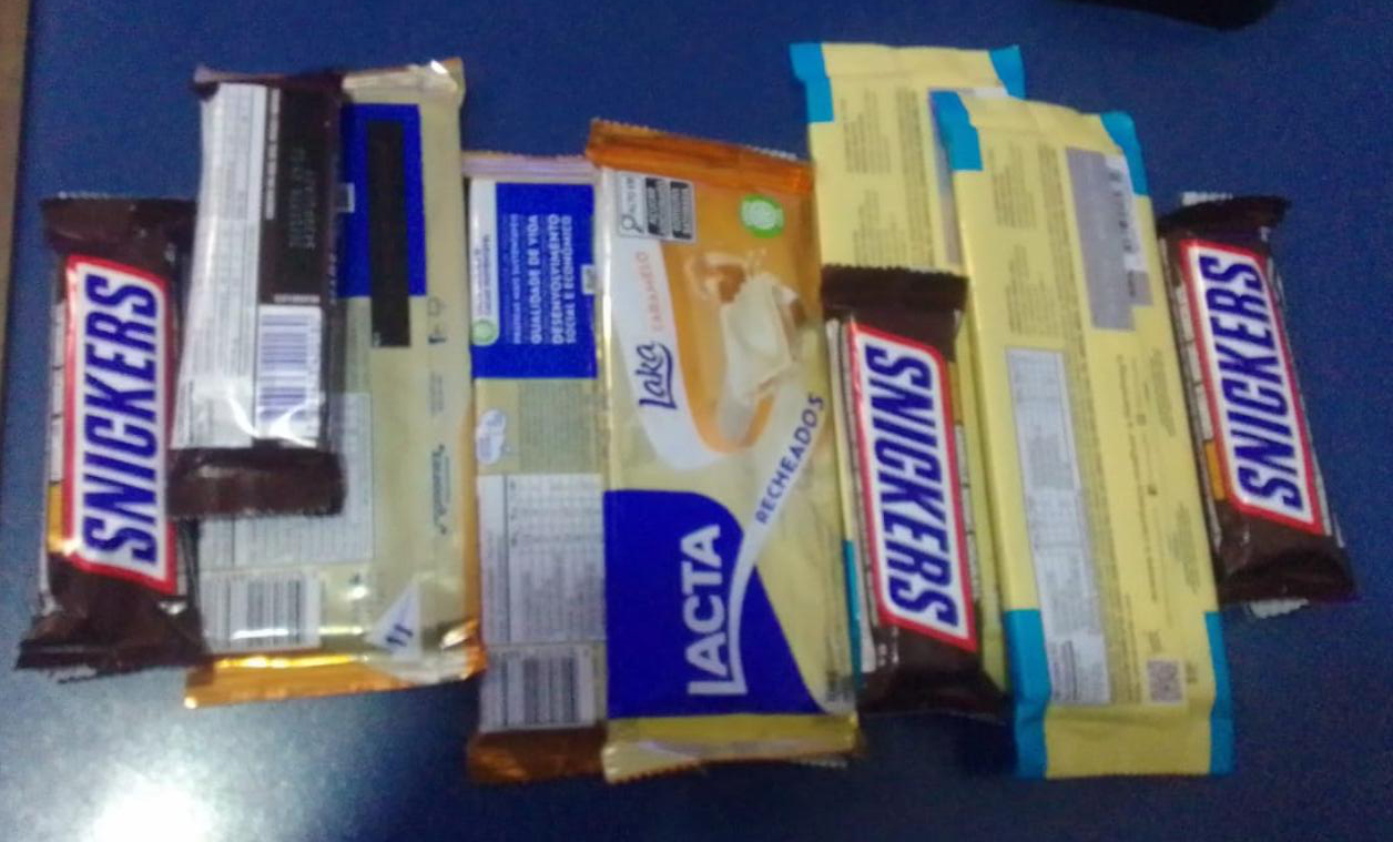 Sorriso: Menor infrator é apreendido por ato infracional análogo a furto de chocolates na Americanas; chocolates estavam na cueca