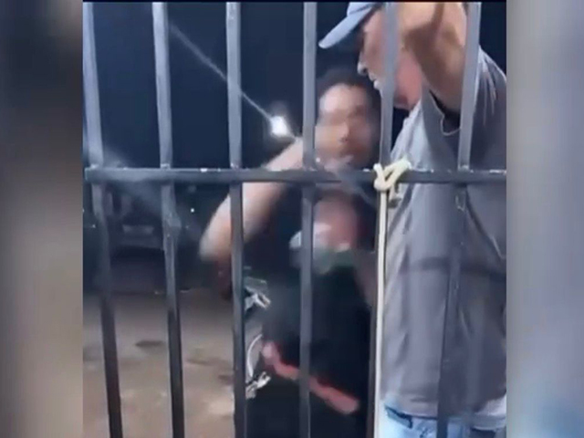 Valentão leva a pior forma após agredir idoso em distribuidora