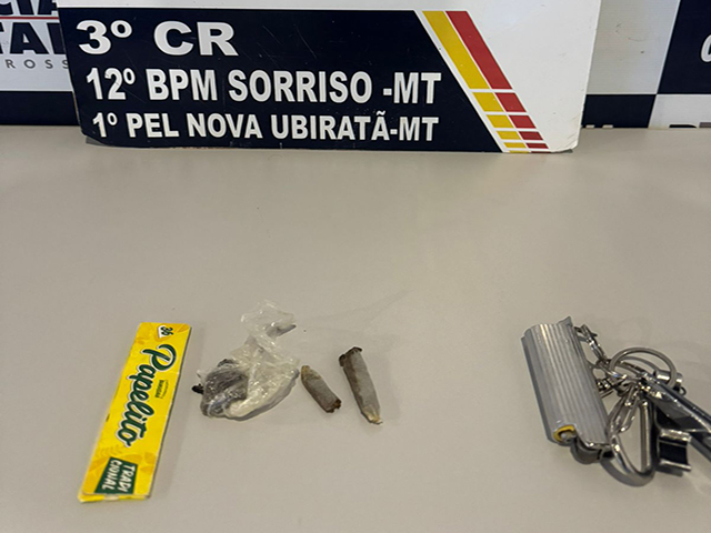 Nova Ubiratã: PM para carro durante patrulhamento e fedor de maconha entrega elemento