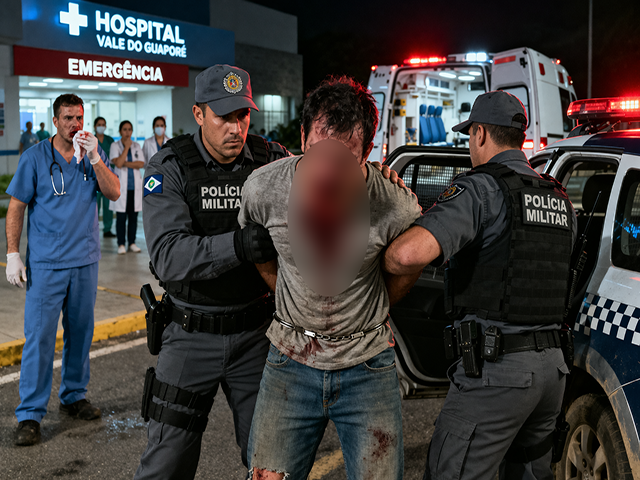 Foragido de Sorriso é preso após dar soco na boca de enfermeiro