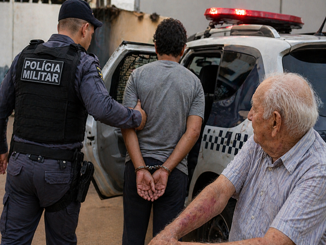 Sorriso: PM prende filho que bateu e ameaçou pai, de 91 anos, com espingarda