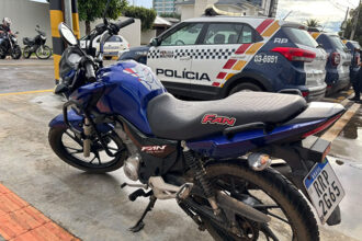 Sorriso: PM recupera moto furtada horas após crime