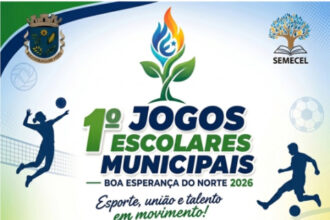 Boa Esperança do Norte realiza 1º Jogos Escolares Municipais a partir de 4 de maio