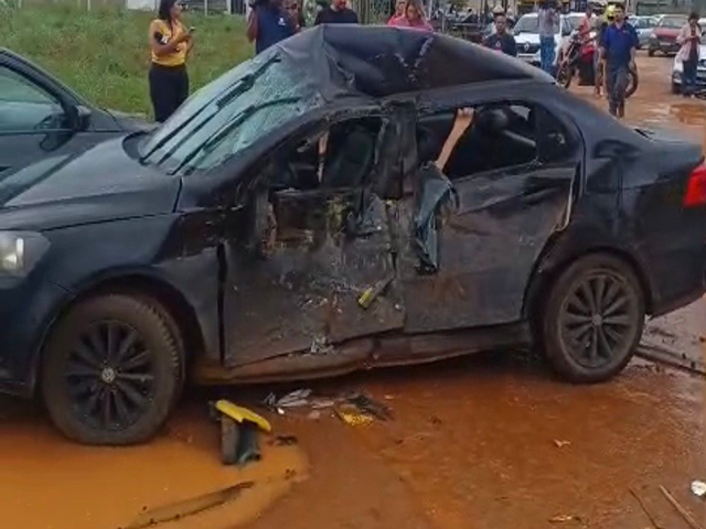 Sinop: Seis pessoas ficam feridas em acidente entre caminhão e dois carros na MT-140
