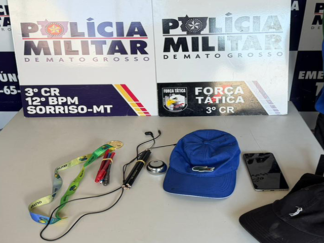 Sorriso: PM apreende alunos da Escola Mário Spinelli que invadiram escola, furtaram objetos e ainda picharam a “TUDO NOSSO” na parede; ele foram assistir aula como se nada tivesse acontecido