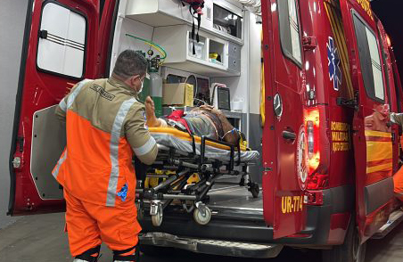 Sorriso: Duas motos colidem no São José e deixam feridos graves
