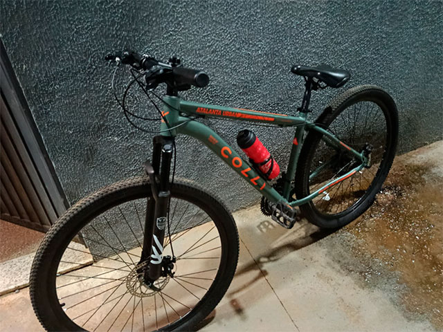 Sorriso: Drogado é preso e bike nova é apreendida após ele não saber dizer a procedência da bicicleta