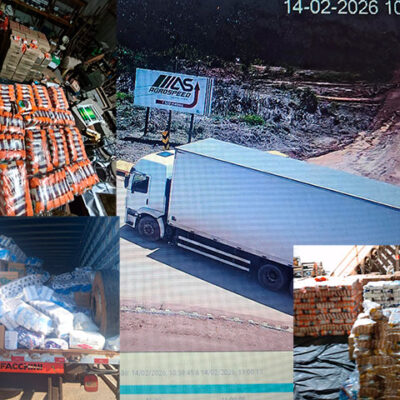 Sorriso: R.A.I.O intercepta e apreende caminhão abarrotado de cestas básicas que seriam distribuídas pelo CV