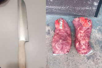 Sorriso: Ladrão é preso por furtar duas peças de carne de mercado na Brescansin; “eu estava com fome”