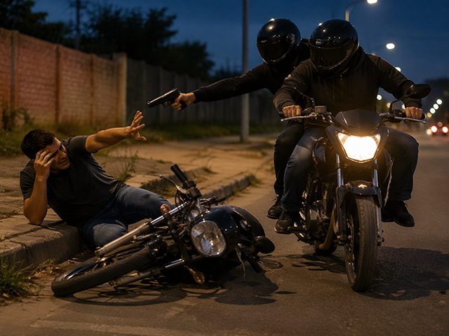Sorriso: Homem desmaia durante assalto, bandidos levam sua moto e ele acorda na UPA