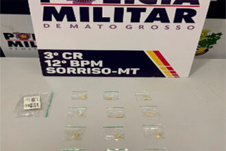 Sorriso: PM prende traficante após ele ficar nervoso quando viu os policiais