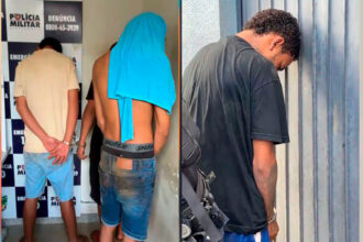 Boa Esperança do Norte: PM prende 4 por tráfico; drogas estavam com suspeitos, em casa, em pé de coco e no telhado da casa