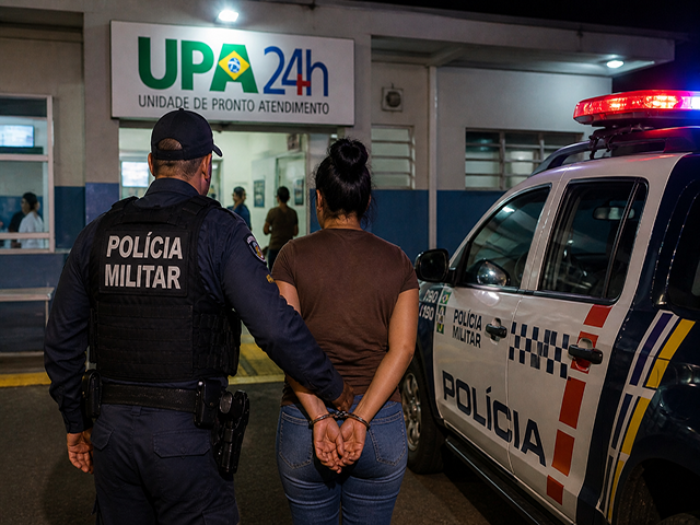 Sorriso: Mãe é presa após bater nas filhas, com bomba de encher pneu, por elas “matarem” aulas; meninas usavam IA para inventar histórias
