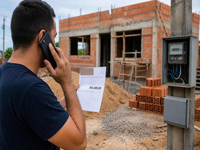 Sorriso: Homem denuncia que estão cobrando R$ 400 reais para ligarem energia de obra