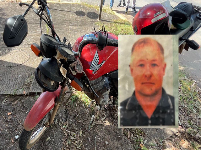 Sorriso: Motociclista morreu após motorista invadir preferencial; Neivo ainda foi socorrido pelos bombeiros