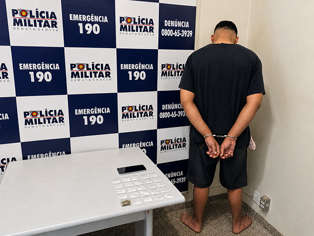 Ipiranga do Norte: PM prende faccionado do CV responsável pela distribuição da droga e recolhimento do dinheiro das “lojinhas”